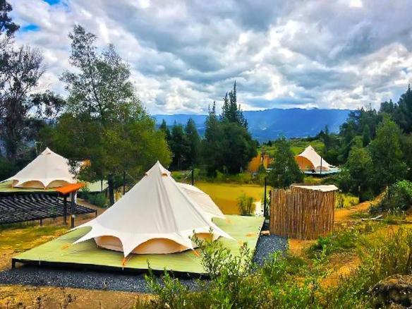 Готель Glampwild Zaquencipa Вілья-де-Лейва Екстер'єр фото